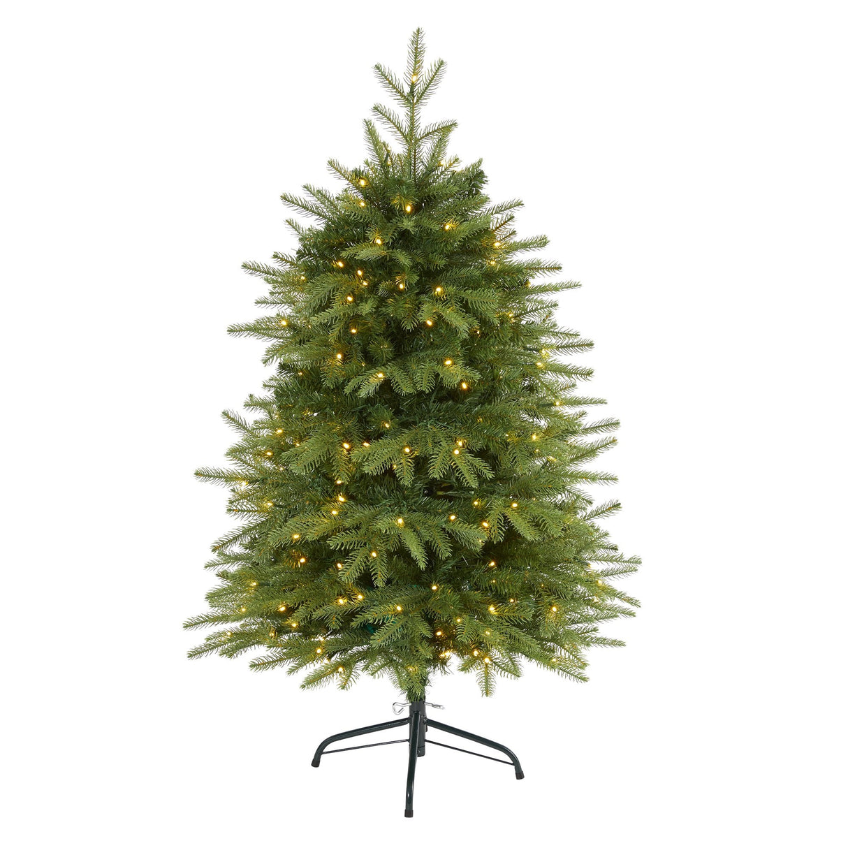 4’ Vancouver Fir “Natural Look” Artificial Christmas Tree with 250 Clear LED Lights and 814 Bendable Branches-Christmas Tree-Parc Decor