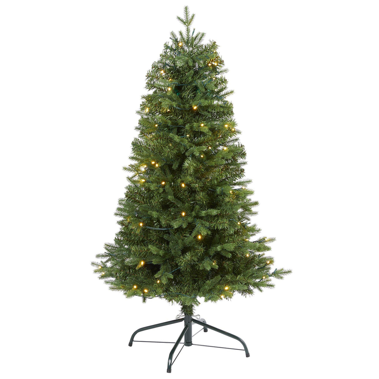 4' Vermont Fir Artificial Christmas Tree with 100 Clear LED Lights-Christmas Tree-Parc Decor