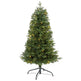4' Vermont Fir Artificial Christmas Tree with 100 Clear LED Lights-Christmas Tree-Parc Decor