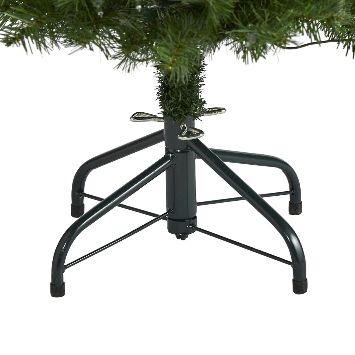 4’ Virginia Fir Artificial Christmas Tree with 100 Clear Lights and 223 Bendable Branches-Christmas Tree-Parc Decor