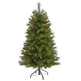4’ West Virginia Mountain Pine Artificial Christmas Tree with 100 Clear Lights and 322 Bendable Branches-Christmas Tree-Parc Decor
