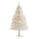 4' White Artificial Christmas Tree with 100 Clear LED Lights-Christmas Tree-Parc Decor