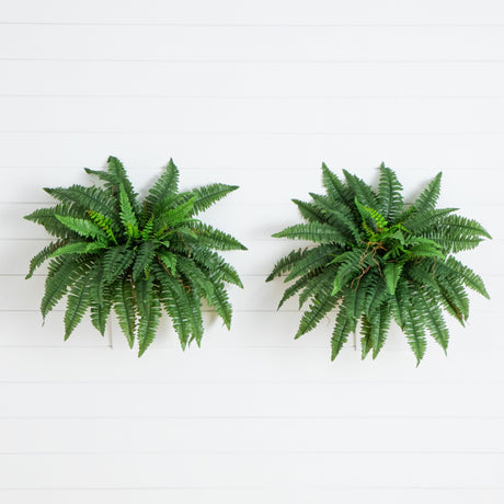 40” Artificial Boston Fern (Set of 2)-Parc Decor