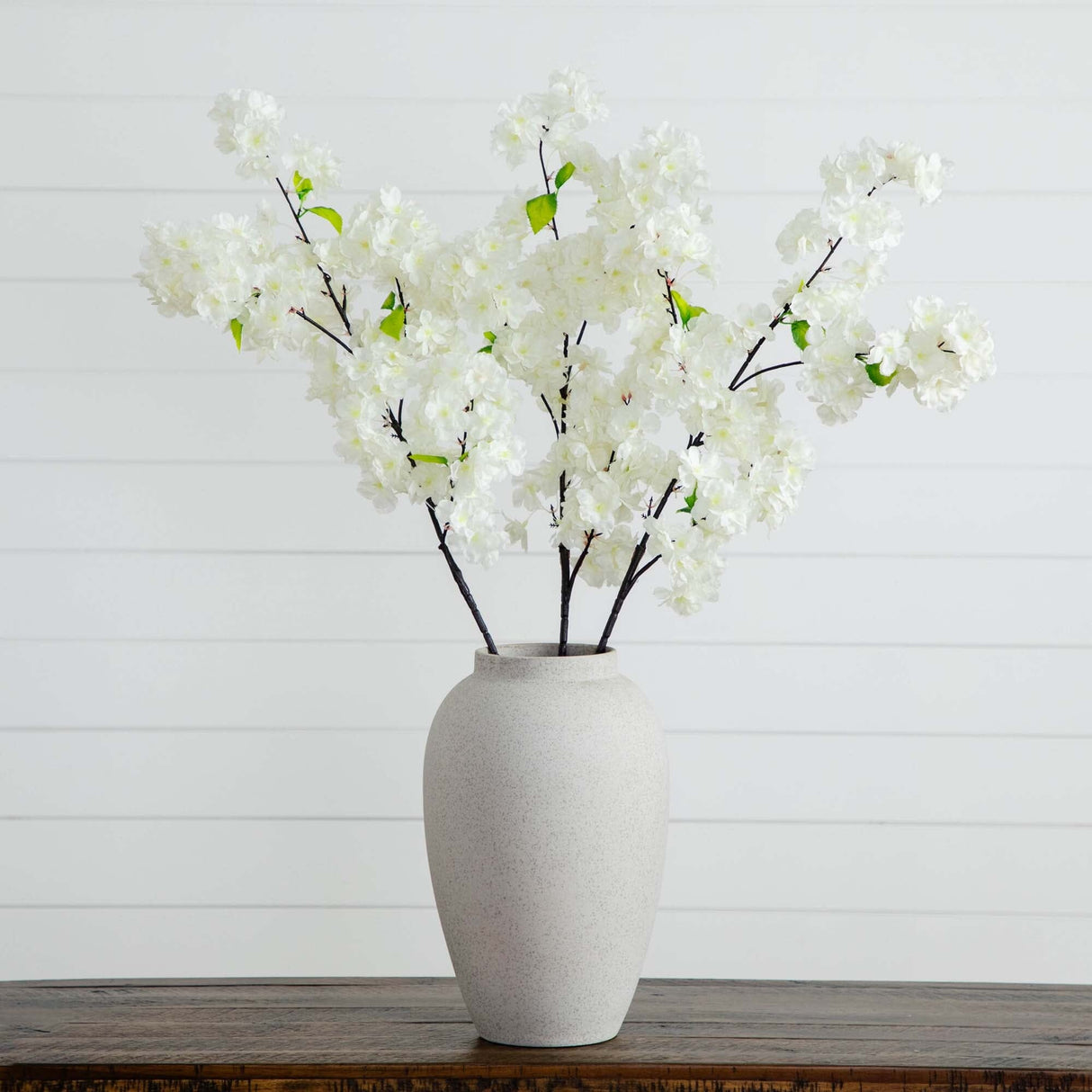 40" Artificial Cherry Blossom Flower - Set of 3-Stem-Parc Decor