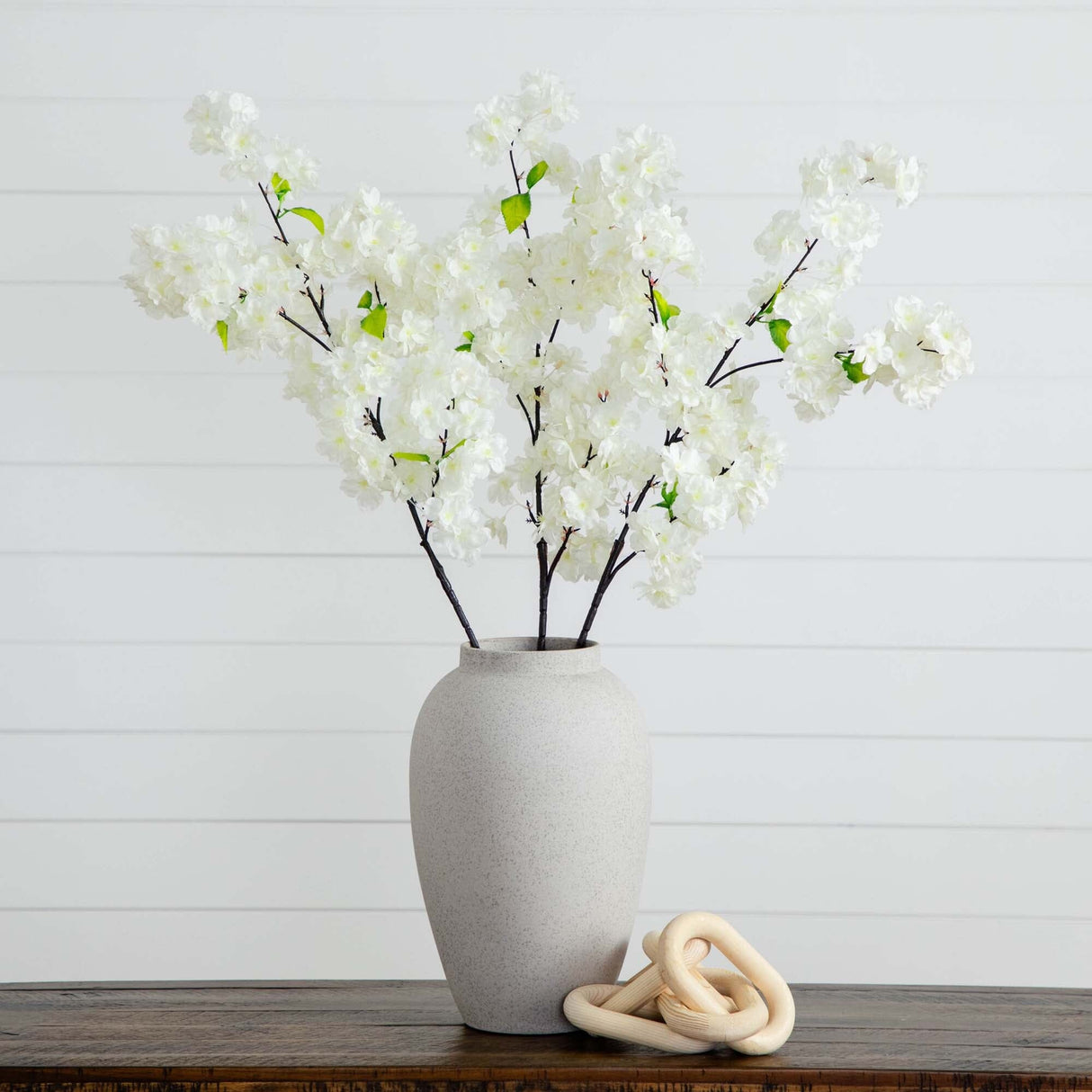 40" Artificial Cherry Blossom Flower - Set of 3-Stem-Parc Decor