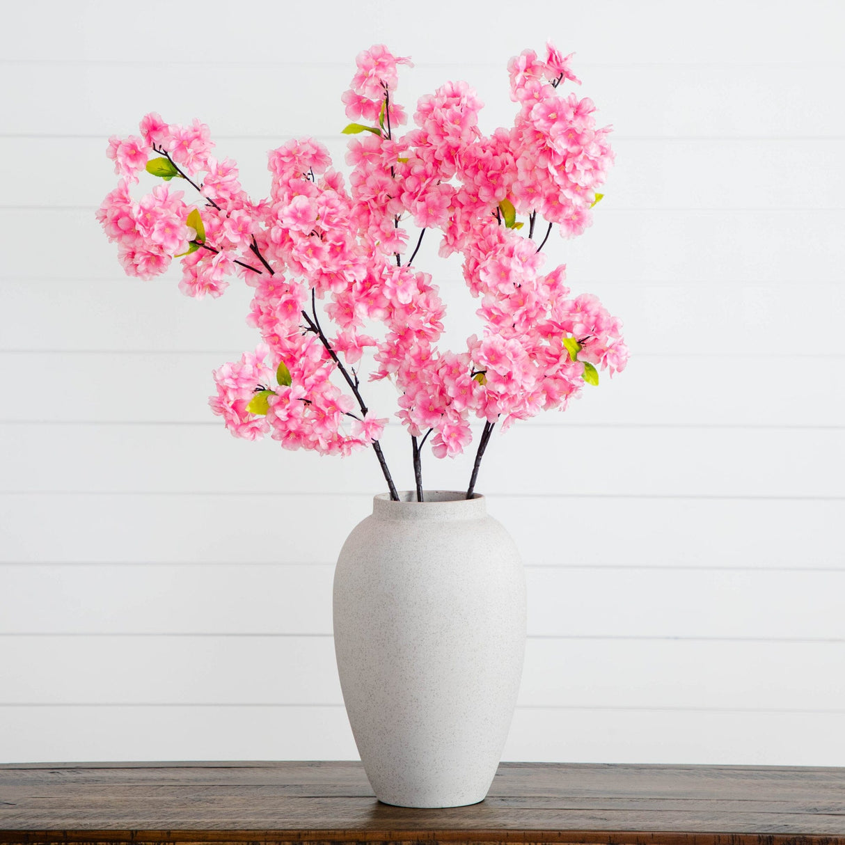 40" Artificial Cherry Blossom Flower - Set of 3-Stem-Parc Decor