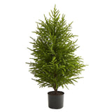 40” Norfolk Island Pine “Natural Look” Artificial Christmas Tree-Christmas Tree-Parc Decor