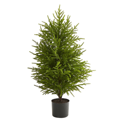 40” Norfolk Island Pine “Natural Look” Artificial Christmas Tree-Christmas Tree-Parc Decor