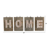40” Rustic Farmhouse “HOME” Wall Art Decor-Wall Decor-Parc Decor