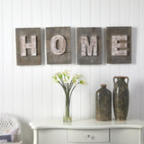 40” Rustic Farmhouse “HOME” Wall Art Decor-Wall Decor-Parc Decor