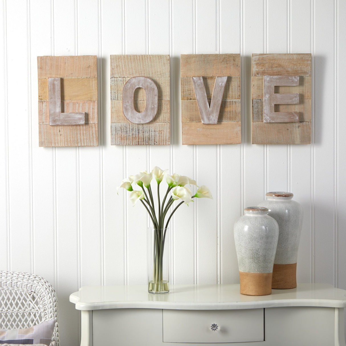 40” Rustic Farmhouse “LOVE” Wall Art Decor-Wall Decor-Parc Decor