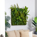 40” x 40” Forest Artificial Living Wall-Parc Decor