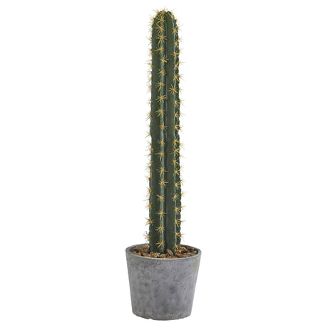 41” Cactus in Stone Planter Artificial Plant-Parc Decor