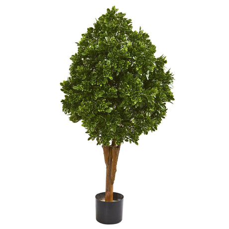 41” Tea Leaf Artificial Tree UV Resistant (Indoor/Outdoor)-Parc Decor