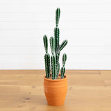 41” Artificial Cactus in Terracotta Planter-Plant in Planter-Parc Decor
