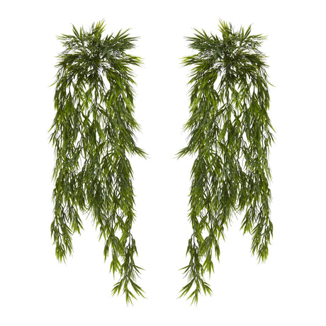 43” Mini Bamboo Hanging Bush (Set of 2)-Parc Decor