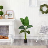 45” Traveler’s Palm Artificial Plant (Real Touch)-Parc Decor