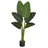 45” Traveler’s Palm Artificial Plant (Real Touch)-Parc Decor