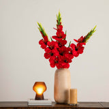 45" Artificial Gladiolus Flower Stems - Set of 3-Stem-Parc Decor