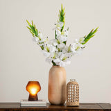 45" Artificial Gladiolus Flower Stems - Set of 3-Stem-Parc Decor