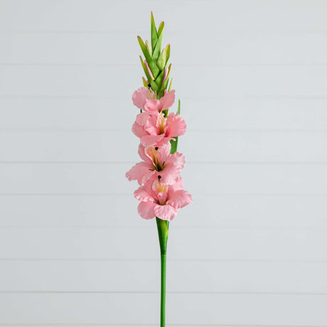 45" Artificial Gladiolus Flower Stems - Set of 3-Stem-Parc Decor