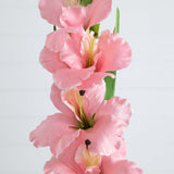 45" Artificial Gladiolus Flower Stems - Set of 3-Stem-Parc Decor