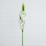 45" Artificial Gladiolus Flower Stems - Set of 3-Stem-Parc Decor
