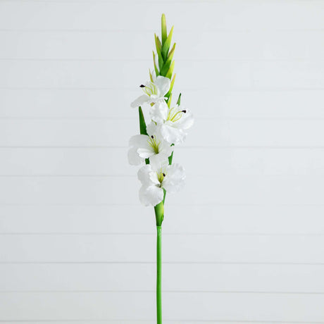 45" Artificial Gladiolus Flower Stems - Set of 3-Stem-Parc Decor