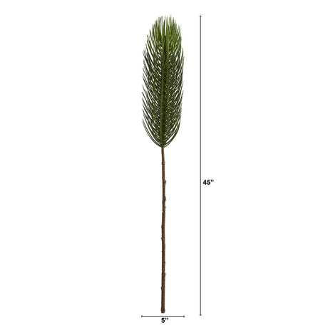 45” Pine Artificial Flower (Set of 3)-Stem-Parc Decor