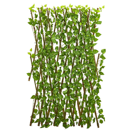47” Pothos Expandable Fence UV Resistant & Waterproof Trellis-Parc Decor
