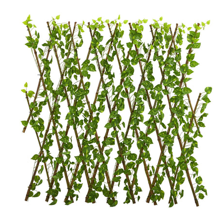 47” Pothos Expandable Fence UV Resistant & Waterproof Trellis-Parc Decor