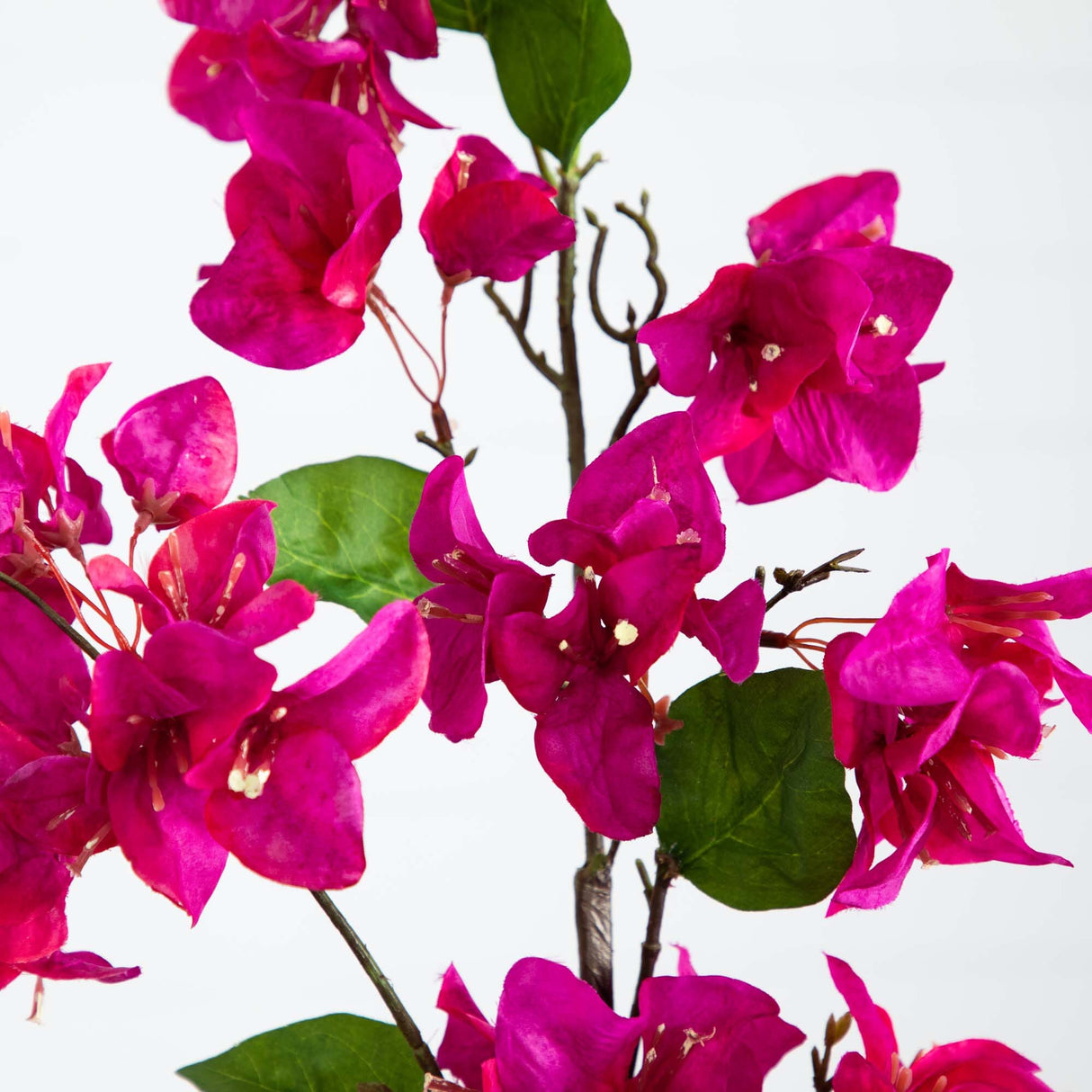 47" Artificial Bougainvillea Flower Stems - Set of 3-Stem-Parc Decor