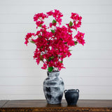 47" Artificial Bougainvillea Flower Stems - Set of 3-Stem-Parc Decor