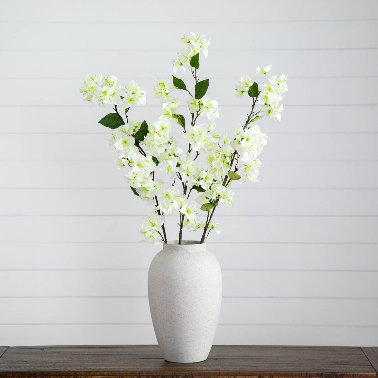 47" Artificial Bougainvillea Flower Stems - Set of 3-Stem-Parc Decor