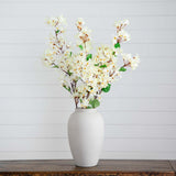 47" Artificial Bougainvillea Flower Stems - Set of 3-Stem-Parc Decor