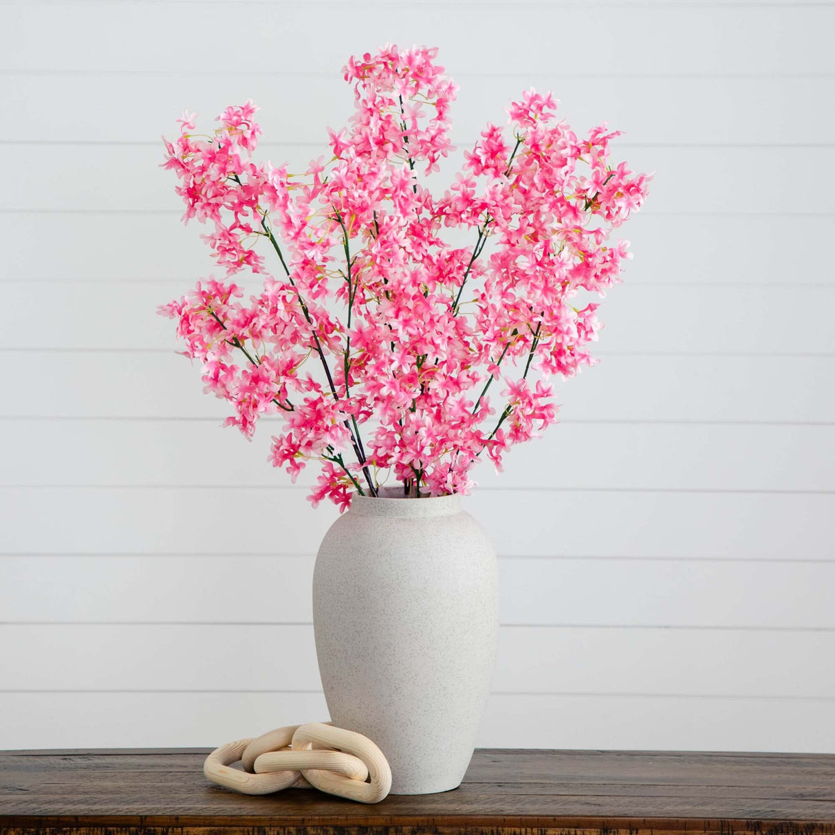 47" Artificial Cherry Blossom Flower - Set of 3-Stem-Parc Decor