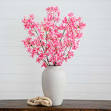 47" Artificial Cherry Blossom Flower - Set of 3-Stem-Parc Decor