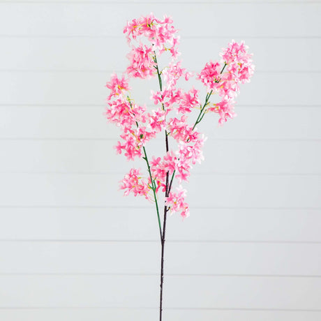 47" Artificial Cherry Blossom Flower - Set of 3-Stem-Parc Decor