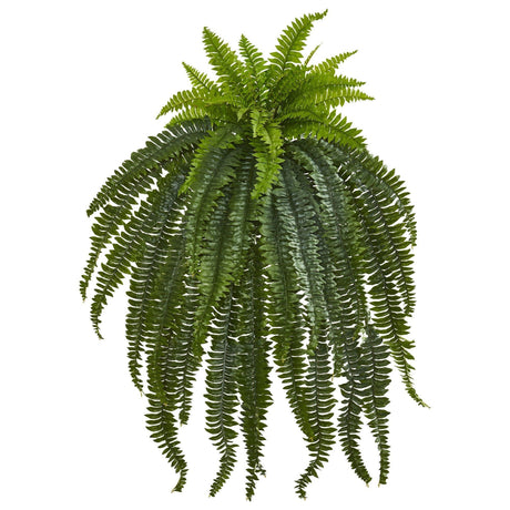 48” Boston Fern Artificial Hanging Plant-Parc Decor