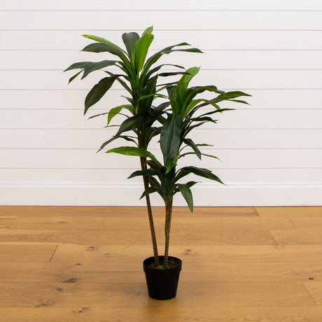 48" Dracaena Silk Plant (Real Touch)-Parc Decor
