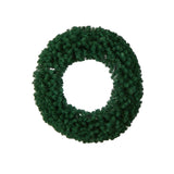 48” Large Artificial Christmas Wreath with 714 Bendable Branches and 200 Warm White LED Lights-Wreath-Parc Decor