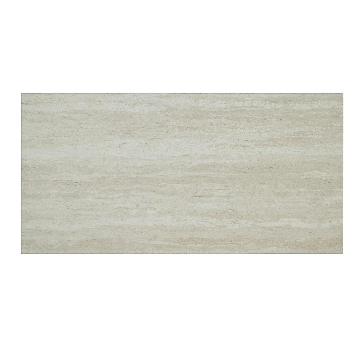 48" Modern Breakfast 1 Dining Table Set with 2 Stools for Apartment, Travertine Table Top