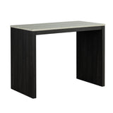 48" Modern Breakfast 1 Dining Table Set with 2 Stools for Apartment, Travertine Table Top