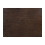 48"W Solid Rubberwood 5-Piece Dining Table Set with Diamond Chair Back-Parc Decor