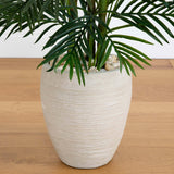 4.5’ Areca Palm Artificial Tree in Sand Colored Planter-Parc Decor