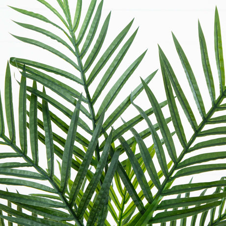 4.5’ Areca Palm Tree with Black Wash Planter UV Resistant (Indoor/Outdoor)-Parc Decor