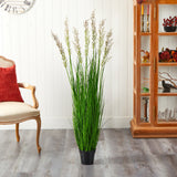 4.5’ Artificial Plum Grass Plant-Parc Decor