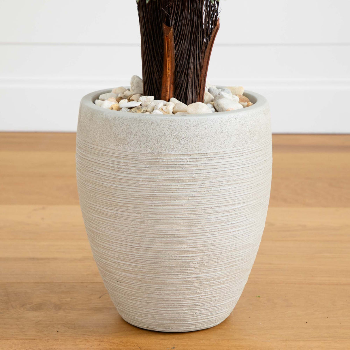 4.5’ Cycas Artificial Tree in Oval Planter (Indoor/Outdoor)-Parc Decor