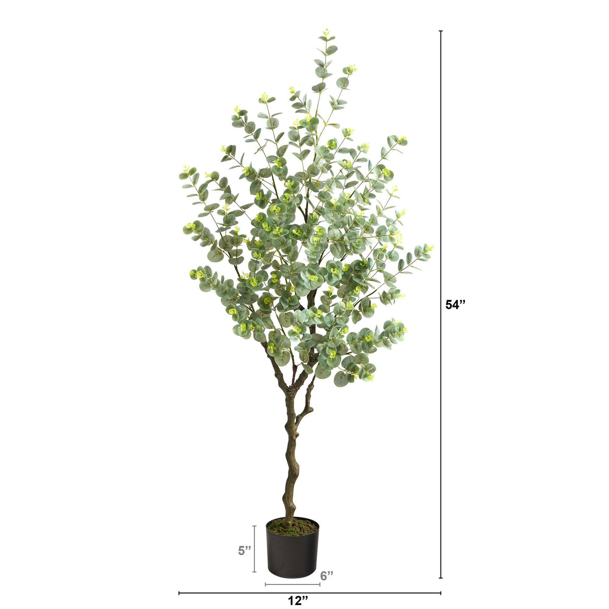 4.5’ Eucalyptus Artificial Tree-Parc Decor