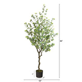 4.5’ Eucalyptus Artificial Tree-Parc Decor